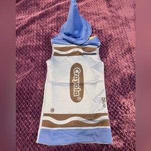 Crayola Blue Crayon Costume - size 4-6x